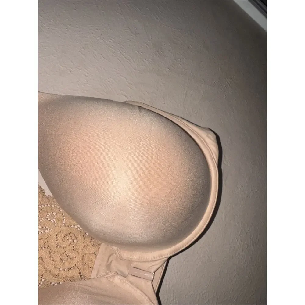 Victoria's Secret beige 40DD Body By Victoria Racerback Sexy Tan Lace VS Nude - Picture 6 of 13